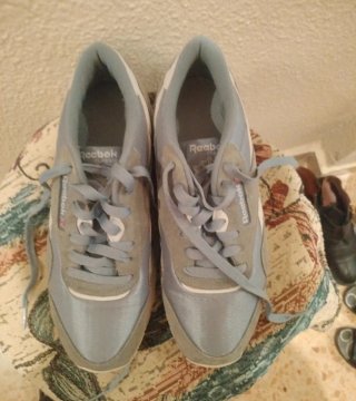 Zapatillas Reebok Azul y Gris