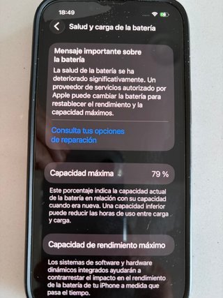 iPhone 13 Midnight de 128 GB.
