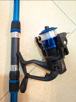 Caña de pescar 1.80m con funda