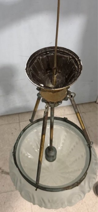 Lampara de techo y dos lamparas de dormitorio