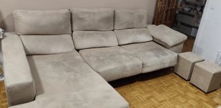 Sofá Charlotte 3 plazas extraíble beige