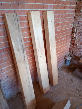 Vigas de madera de abeto laminado