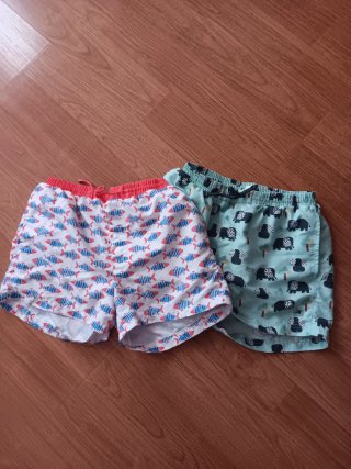 2 bañadores niño T.10 Miranda peces y elefantes