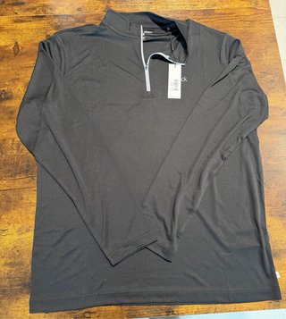 Sudadera Calvin Klein Golf Negra 1/4 Zip