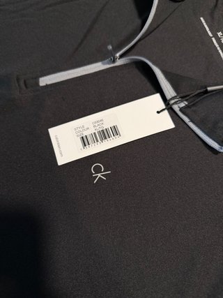 Sudadera Calvin Klein Golf Negra 1/4 Zip