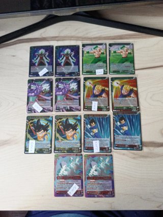Lote cartas Dragon Ball Z FOIL