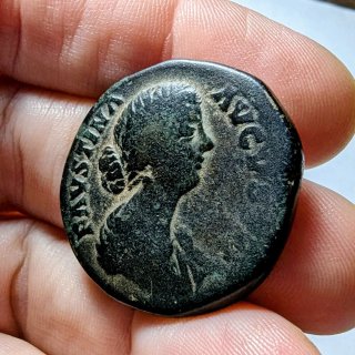 Sestercio Faustina II La Menor 161-176 d.C.