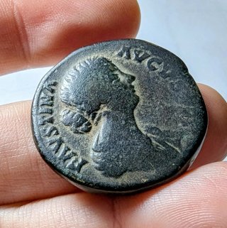 Sestercio Faustina II La Menor 161-176 d.C.