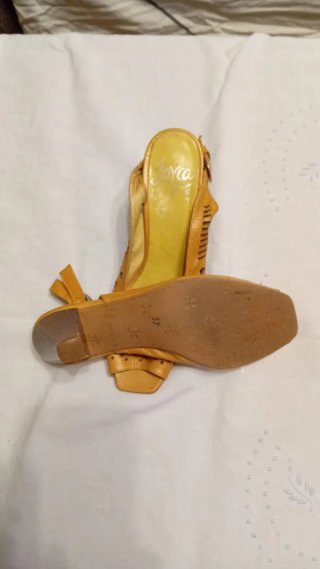 Sandalias piel camell talla 37