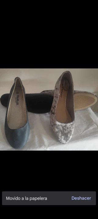 2 pares de manoletinas 8€