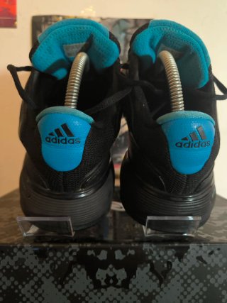 Zapatillas Adidas Barricade Negras y Turquesa