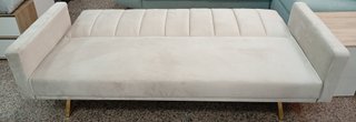 ¡Sofá Cama Bogota, Beige, Cómodo. OFERTA!