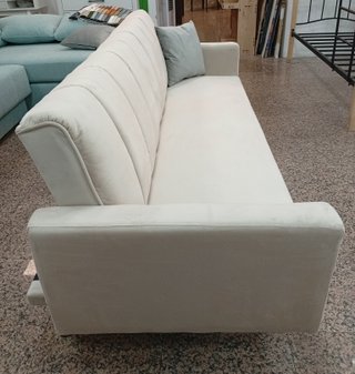 ¡Sofá Cama Bogota, Beige, Cómodo. OFERTA!