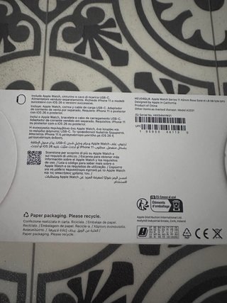 Apple Watch Series 11 GPS oro rosa