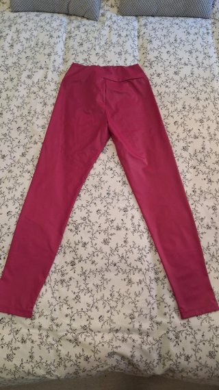 Leggings efecto piel fucsia Calzedonia