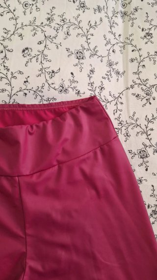 Leggings efecto piel fucsia Calzedonia