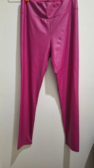 Leggings efecto piel fucsia Calzedonia