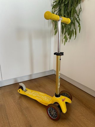 Patinete infantil Micro 3 ruedas amarillo