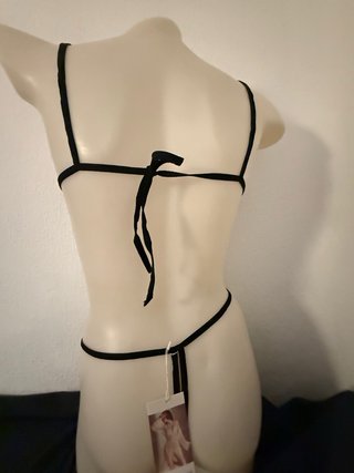 Lencería Sexy Encaje Negro Talla Única