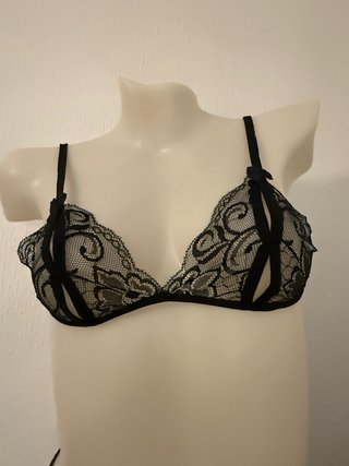 Lencería Sexy Encaje Negro Talla Única