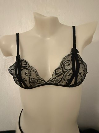 Lencería Sexy Encaje Negro Talla Única