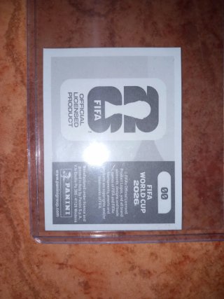 Cromo 00 mundial 2026 panini