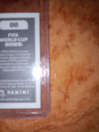 Cromo 00 mundial 2026 panini