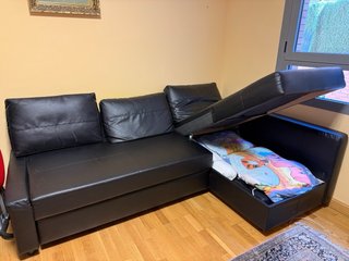 Muebles de salón completos. O solo el sofa cama