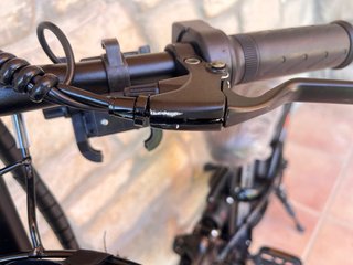 Bicicleta Eléctrica Plegable Negra 400W