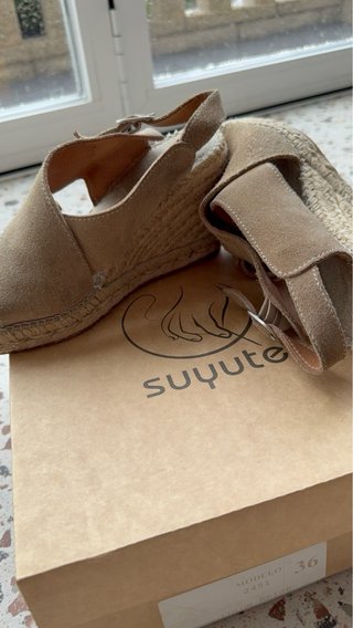 Alpargatas Suyute Beige Talla 36