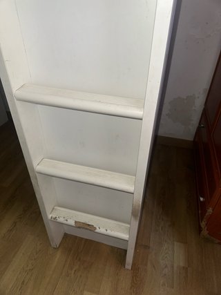 Cama litera con escritorio Ikea