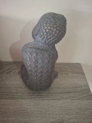 Figura Buda Tailandés Sentado Bronce