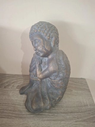 Figura Buda Tailandés Sentado Bronce