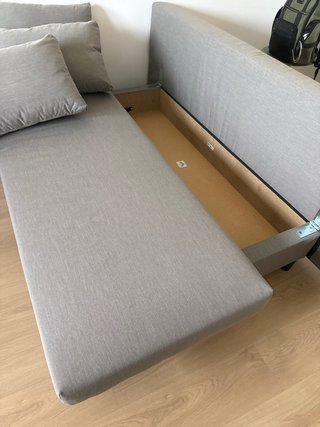Sofá Cama 150x190 cm Gris