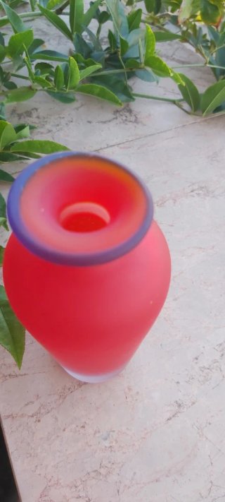 Bottiglia Murano Vintage MCM Vetro Smerigliato