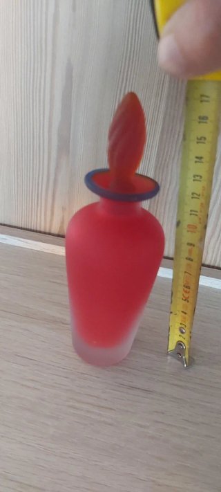 Bottiglia Murano Vintage MCM Vetro Smerigliato