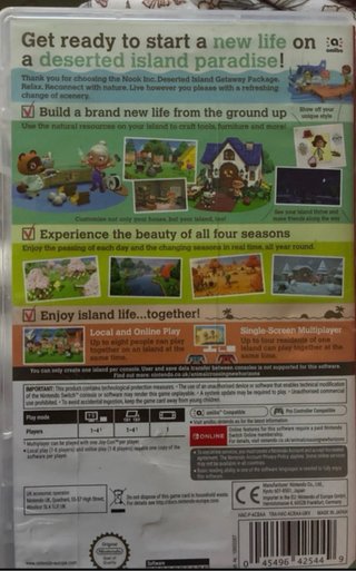 Animal Crossing New Horizons Switch