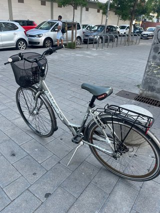 Bicicleta de paseo con cesta