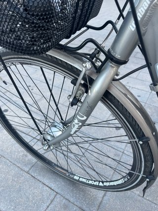 Bicicleta de paseo con cesta