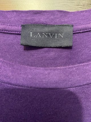 Camiseta Lanvin Morada Estampado Tigre