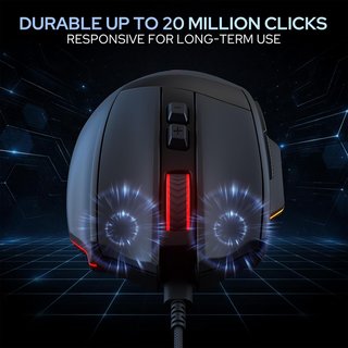 Ratón Gaming Redragon M923 RGB Cable NUEVO