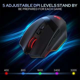 Ratón Gaming Redragon M923 RGB Cable NUEVO