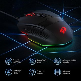 Ratón Gaming Redragon M923 RGB Cable NUEVO