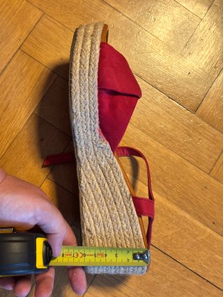Sandalias MaryPaz esparteras Rojas Talla 38