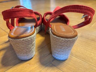 Sandalias MaryPaz esparteras Rojas Talla 38