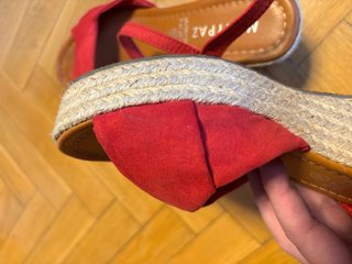 Sandalias MaryPaz esparteras Rojas Talla 38