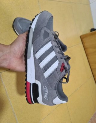 Zapatillas Adidas ZX 750 Gris/Rojo