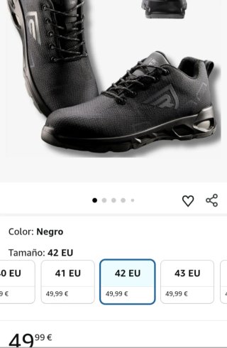 Zapatos de seguridad POLY WRK negros