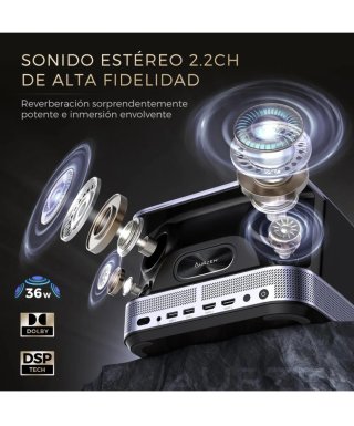 PROYECTOR 4K AURZEN BOOM 3  Dolby Audio.