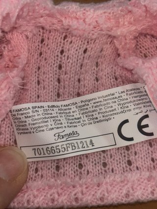 Abrigo original muñecos Barriguitas reedición